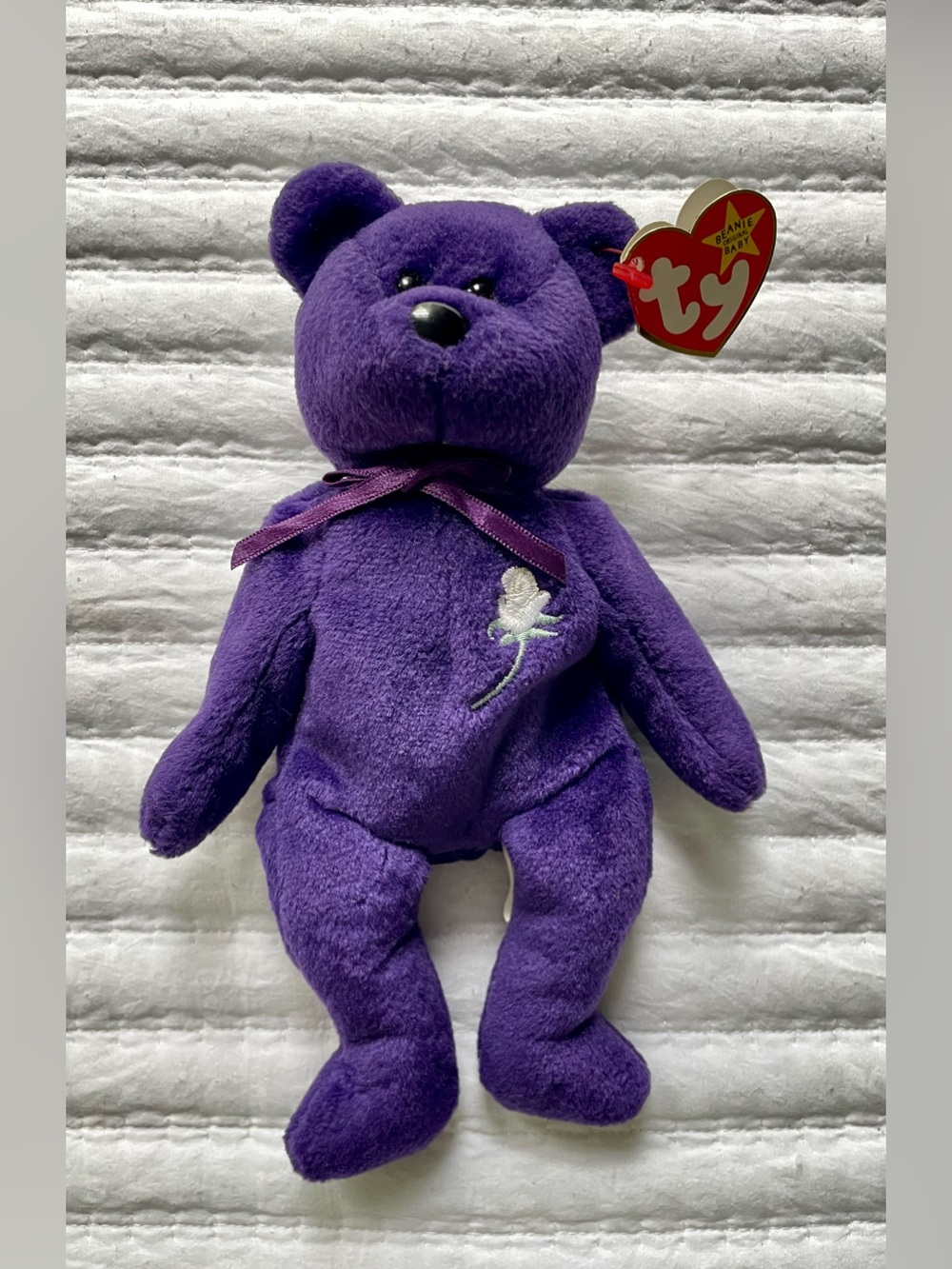 Vintage 1997 Beanie Babies Princess Bear - Picture 2 of 8